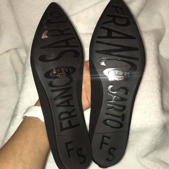 Franco Sarto size 9m womens black flats - Picture 5 of 10